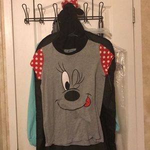 Disney top with hood